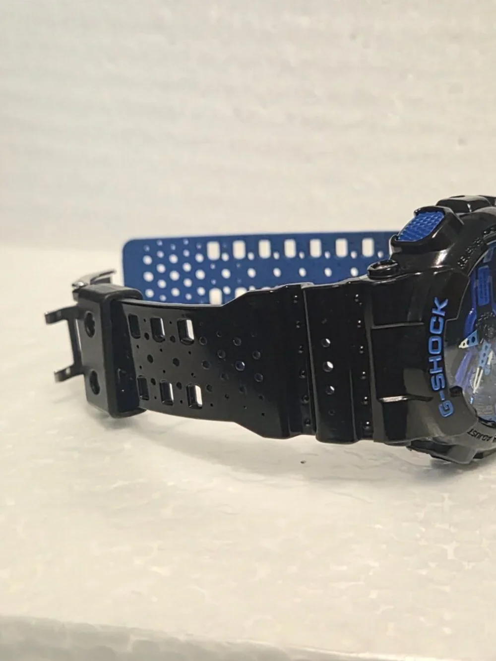 Casio G Shock Gloss Black and blue